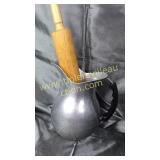 Aluminum ware pitcher and rolling pin