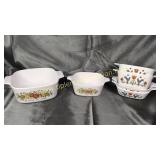 6pcs of corningware-5 are petites