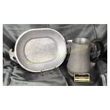Guardian ware pitcher and platter
