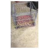 Metal barbers dairy crate