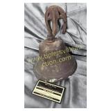 Bell with horseshoe bracket