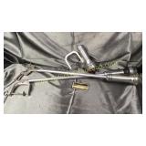 Vintage flashlights on brackets