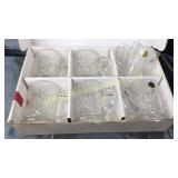 Cristal mugs in box