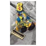 Art glass clown ash tray