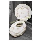 4 Limoges plates one has chip