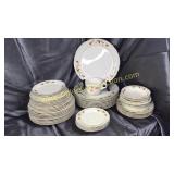 52 pcs of Halls jewel tea dishes some chips