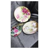 3 hand painted plates-germany, Italy, Austria