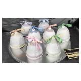 8 Lladro Christmas bells 1987-1994