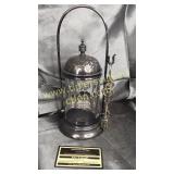 Antique silverplate pickle caster