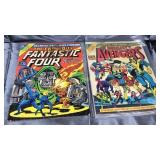 Vintage 1970s avengers and fantastic four