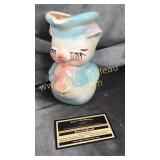 Vintage pig cream pitcher