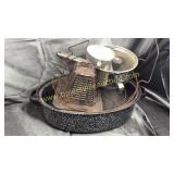 Vintage toaster, roaster, strainer, canning rack