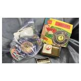 Vintage roulette game and playing cards