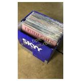 Box of records approx 50