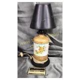 Vintage hand painted Nippon lamp bas been