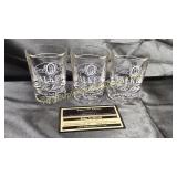 Heavy walkers whiskey shot glasses