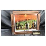 Funeral print in heavy frame