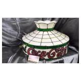 Plastic Coca-Cola hanging lamp shade