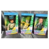 3 1988 wizard of oz munchkin dolls