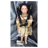 Duckhouse porcelain Indian child doll