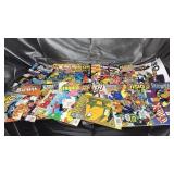 25 comic books- Batman, Superman, X-men, vision,