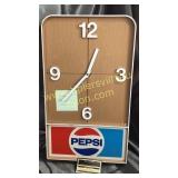 Vintage peosi clock needs work