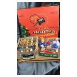 Set of vintage glass bulb Christmas lights and