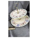 Pfaltzgraff Christmas tidbit tray