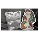 2 Wilton Christmas pans