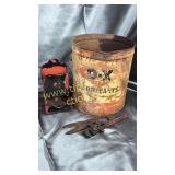 Can, Match holder and tools