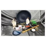 Orientation trinkets, old pocket watch and