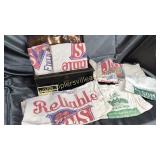 6 seed and salt sacks in cool metal box