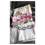 3 vintage tablecloths-