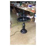 Water fountain with new pump