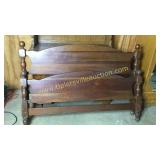 Full size cherry bed no rails