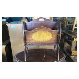 Walnut magazine rack
