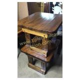 Pair of pine end tables