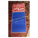 Vintage cardboard advertising