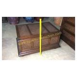 New wood with wicker trunk very nice matches