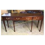 Gorgeous mahogany server with silver drawer great