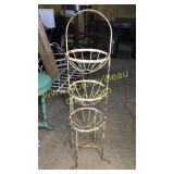 3 Tier iron planter 4ft