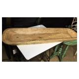 Wooden bowl 39x11in