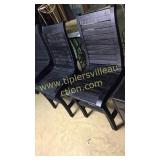 Pair of rustic wood chairs sold 2x the bid