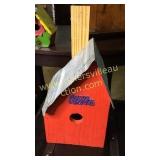 Wooden ole miss birdhouse