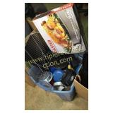 Tote with camping cook gear