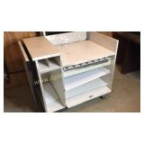 Store counter on casters