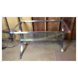 Stainless steel computer desk no top