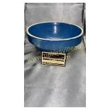 Blue stoneware bowl