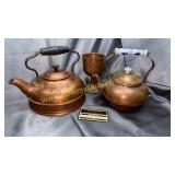 Copper kettles and chalice