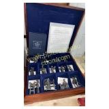 Franklin mint pewter "the people of colonial